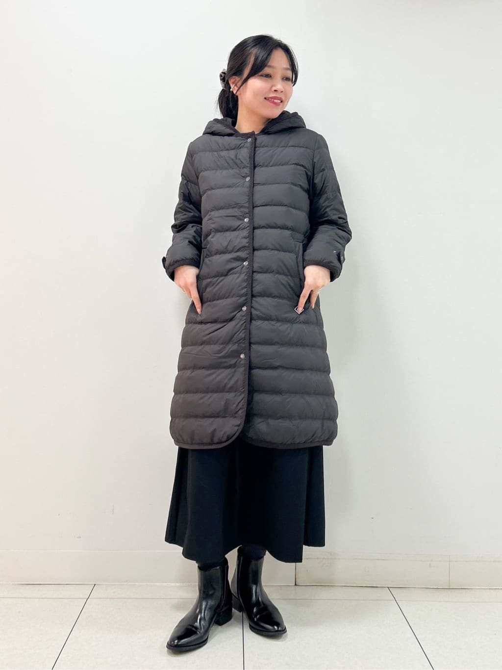 Kaiさんの「Dessin｜【撥水・2WAY】ミュラーダウンコートロング丈」を使ったコーディネート