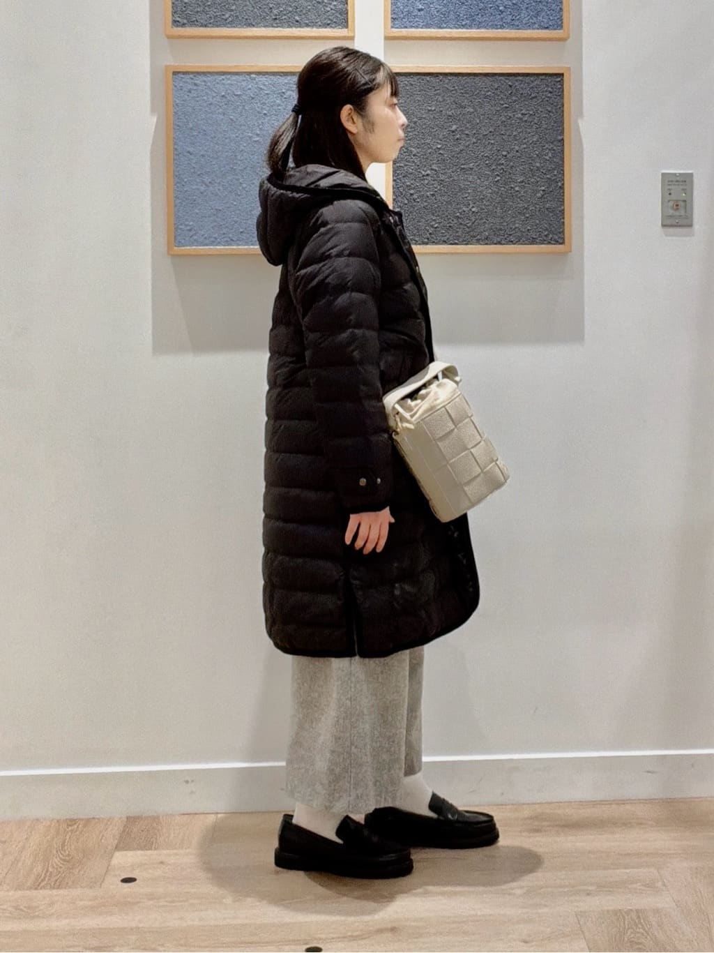 maruさんの「Dessin｜【撥水・2WAY】ミュラーダウンコートロング丈」を使ったコーディネート