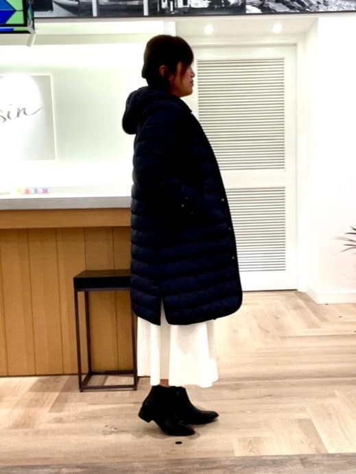 rinさんの「Dessin｜【撥水・2WAY】ミュラーダウンコートロング丈」を使ったコーディネート