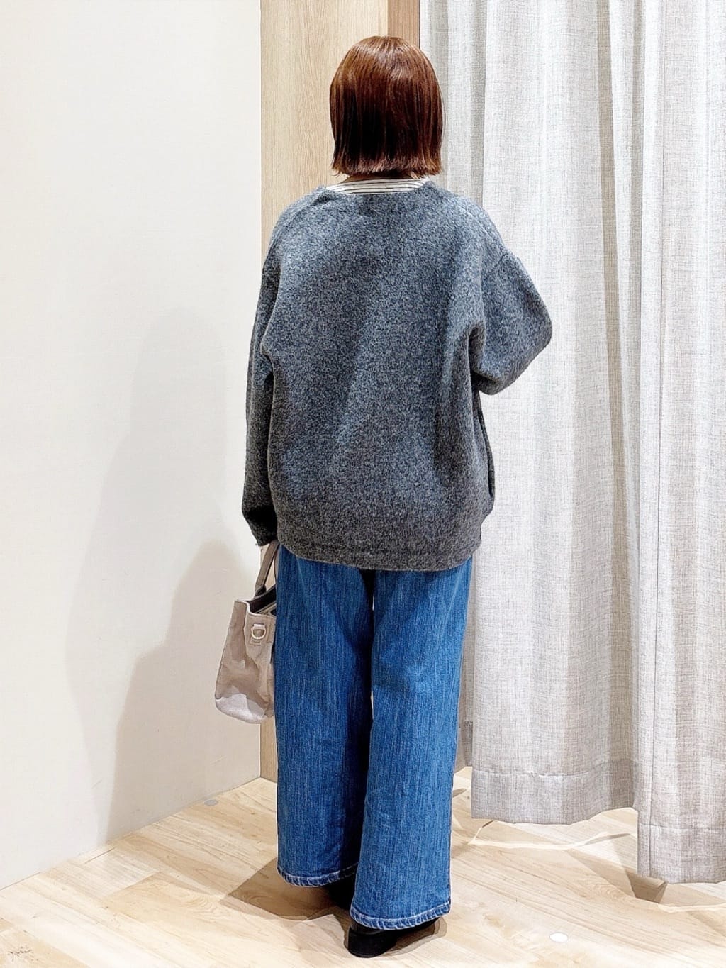 MIYUさんの「grove｜ボーダーアソートベーシックロンT」を使ったコーディネート