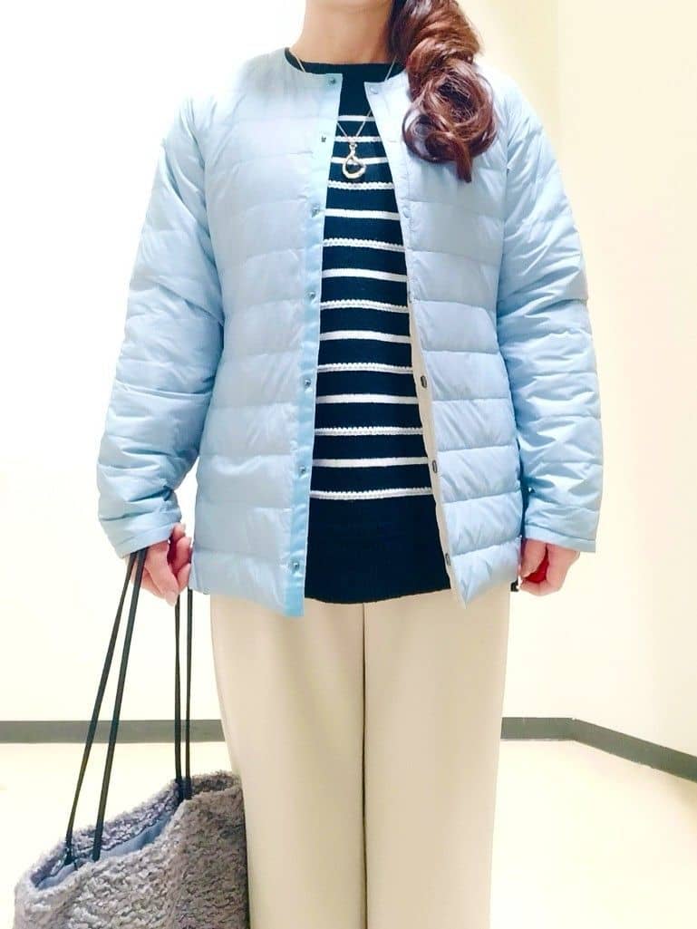 花さんの「Reflect｜【リバーシブルで着られる◎】ダイヤ柄キルトジャケット」を使ったコーディネート