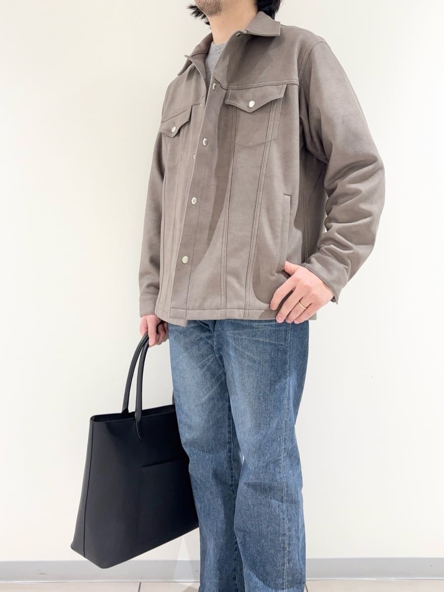 及川さんの「TAKEO KIKUCHI｜【Air Palette Knit】ワンポイント カラーニット プルオーバー」を使ったコーディネート