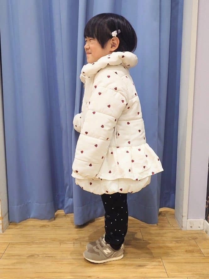 Yuiさんの「SHOO･LA･RUE｜【100-150cm】裏シャギーアソート総柄パンツ」を使ったコーディネート