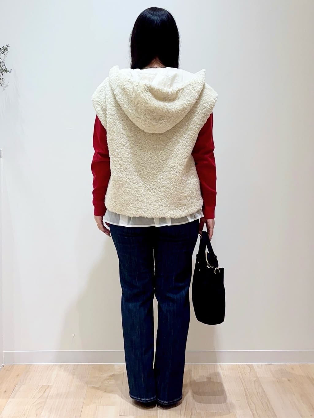 minamiさんの「grove｜【名品アウター/3WAY・はっ水】ボアライナー付マウンテンパーカ」を使ったコーディネート
