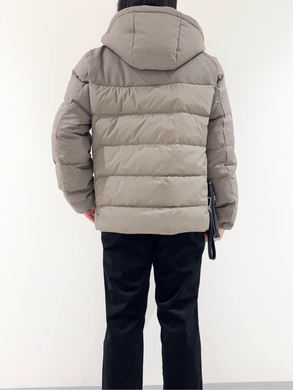 及川さんの「TAKEO KIKUCHI｜カラーコンビ ダウンブルゾン」を使ったコーディネート