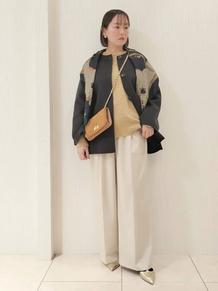 naokoさんの「UNTITLED｜【ミディ丈/軽やか】セミラグランリバー コート」を使ったコーディネート
