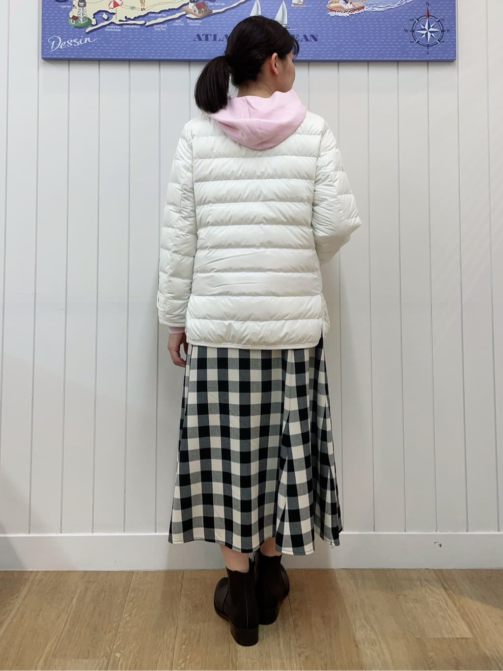 Mayaさんの「Dessin｜【洗える／体型カバー】ちょうどいいニットパーカ」を使ったコーディネート