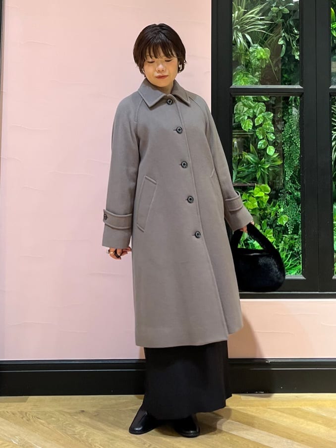 ogataさんの「DRESSTERIOR｜コンパクトフェイクファーバッグ」を使ったコーディネート