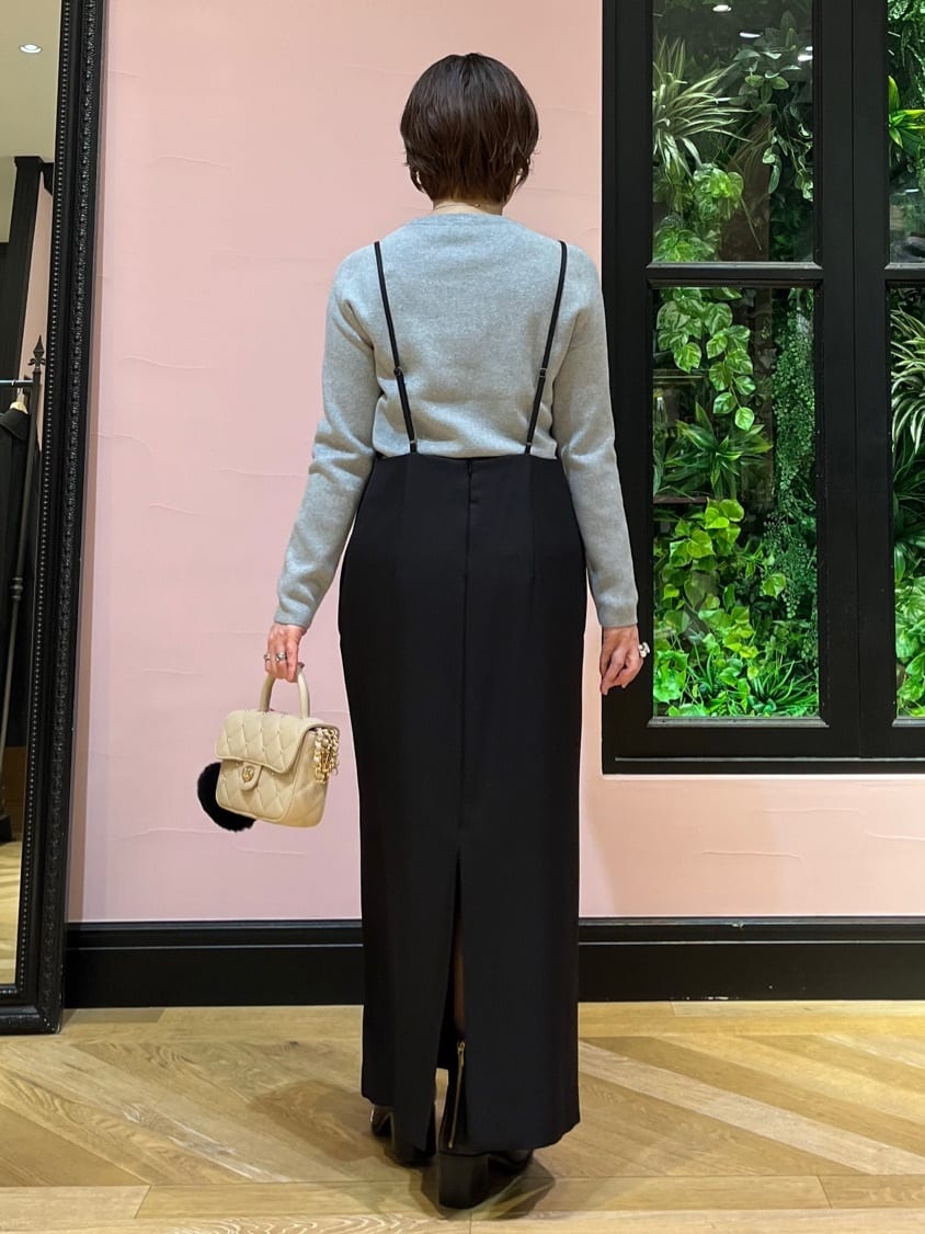 ogataさんの「DRESSTERIOR｜◆【美人百花/モデル美香着用】コンフォートアイラインキャミワンピース」を使ったコーディネート