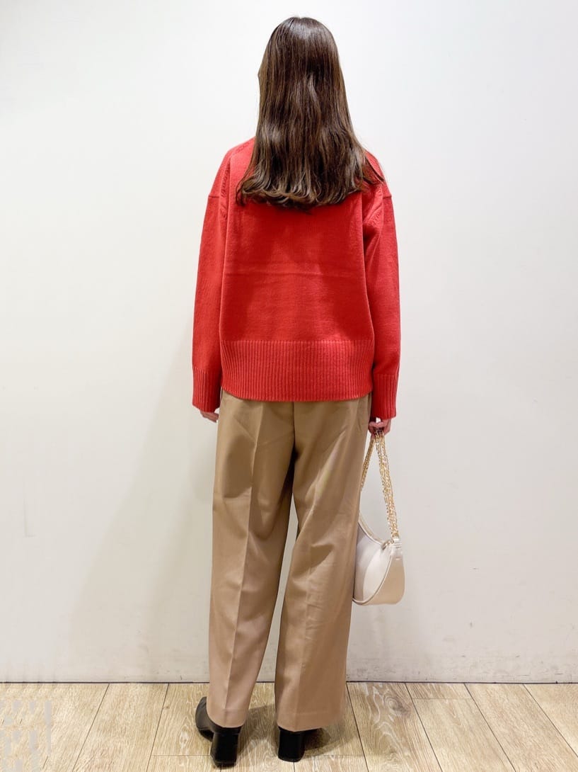 ayaさんの「index｜【2WAY】オイル調合皮チェーンハンドルムーンミドルバッグ」を使ったコーディネート