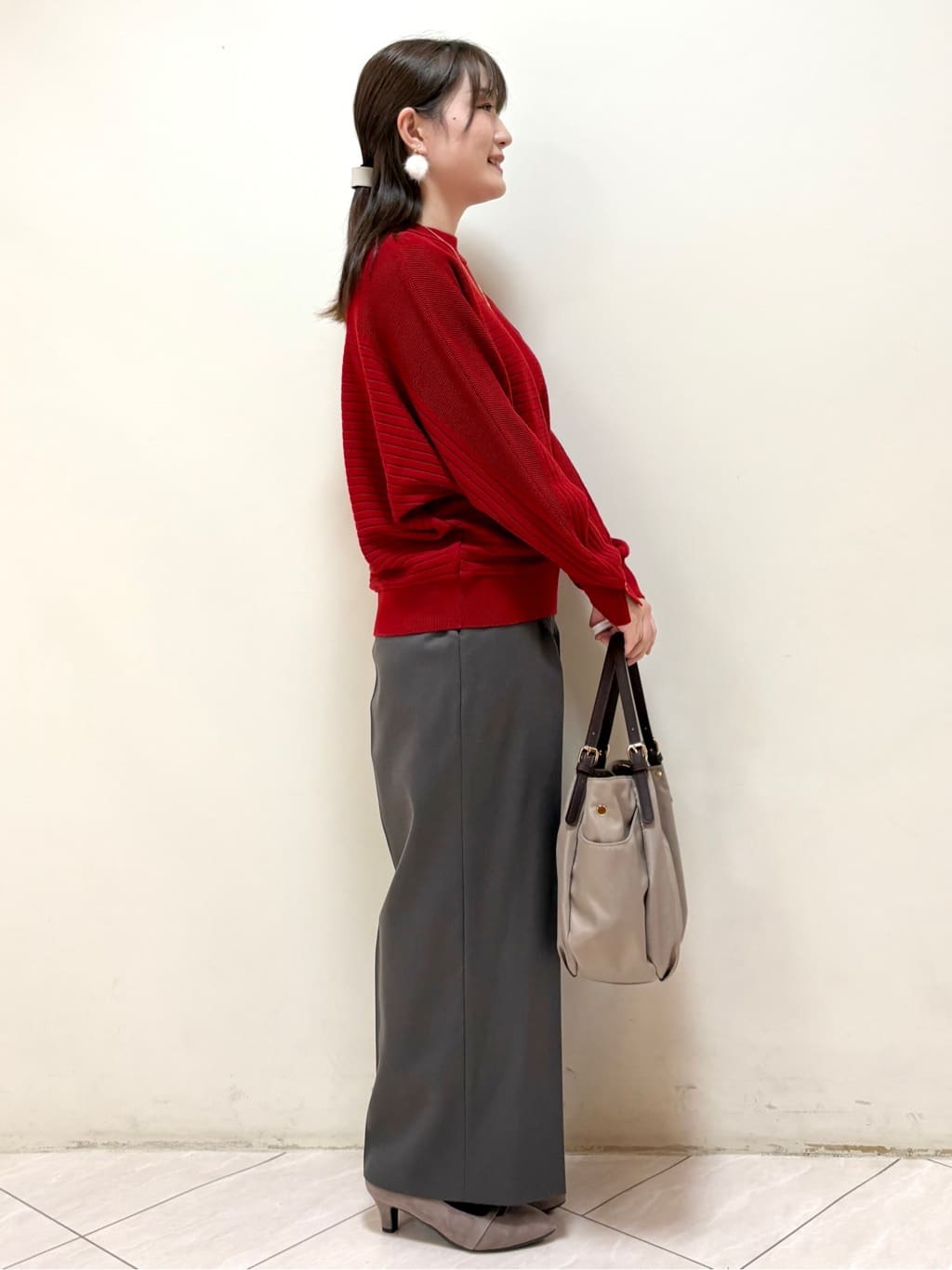 mikiさんの「Reflect｜【腰周りすっきり◎】ワイドクロップドパンツ」を使ったコーディネート