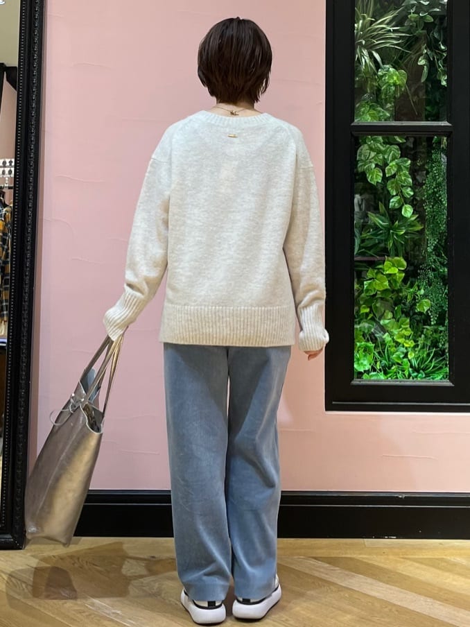 ogataさんの「DRESSTERIOR｜アルパカブレンドVネックニット」を使ったコーディネート