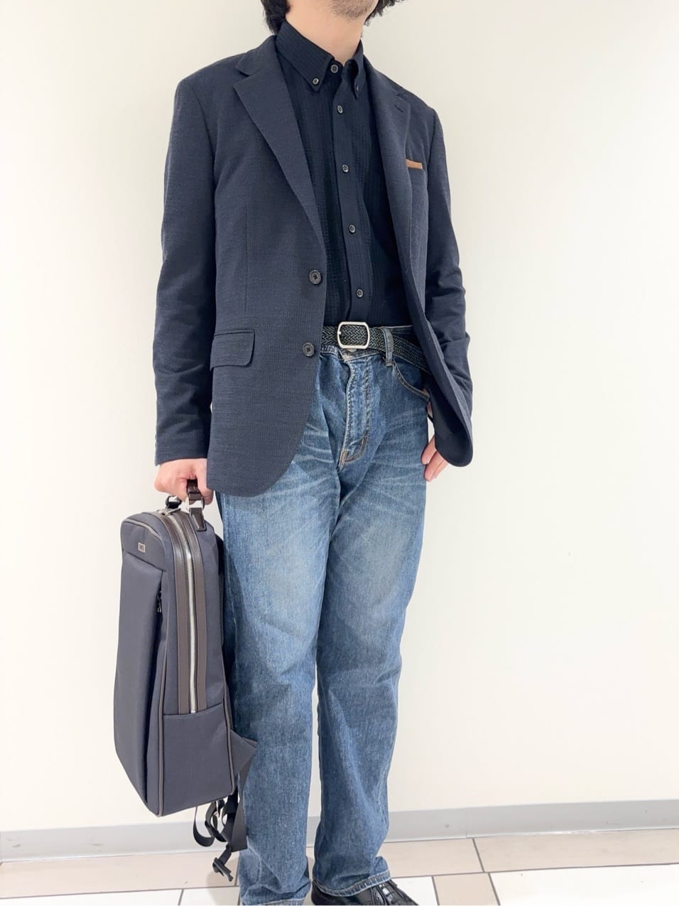 及川さんの「TAKEO KIKUCHI｜【Sサイズ～】ラッセルメッシュ ジャケット」を使ったコーディネート