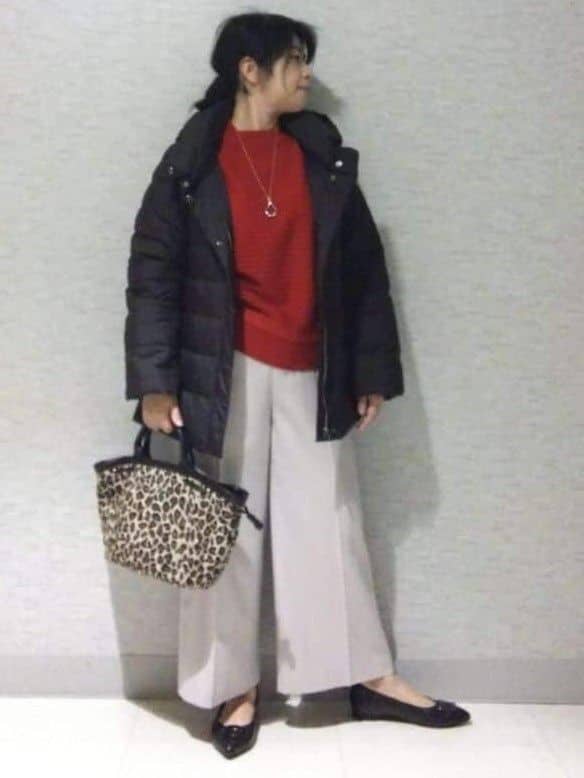 sakoさんの「Reflect｜【SS-4Lサイズ】フーデッドミドルダウンコート」を使ったコーディネート
