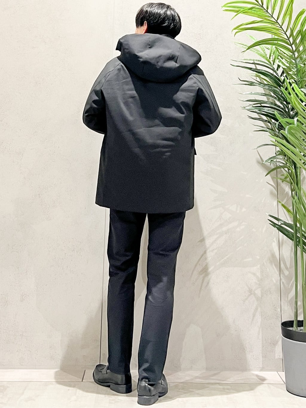 SHI-MAさんの「THE SHOP TK｜【軽くて、暖かい】SORONA／ソロナ 中綿ブルゾン 防風/軽量/洗濯機OK/フード脱着可」を使ったコーディネート