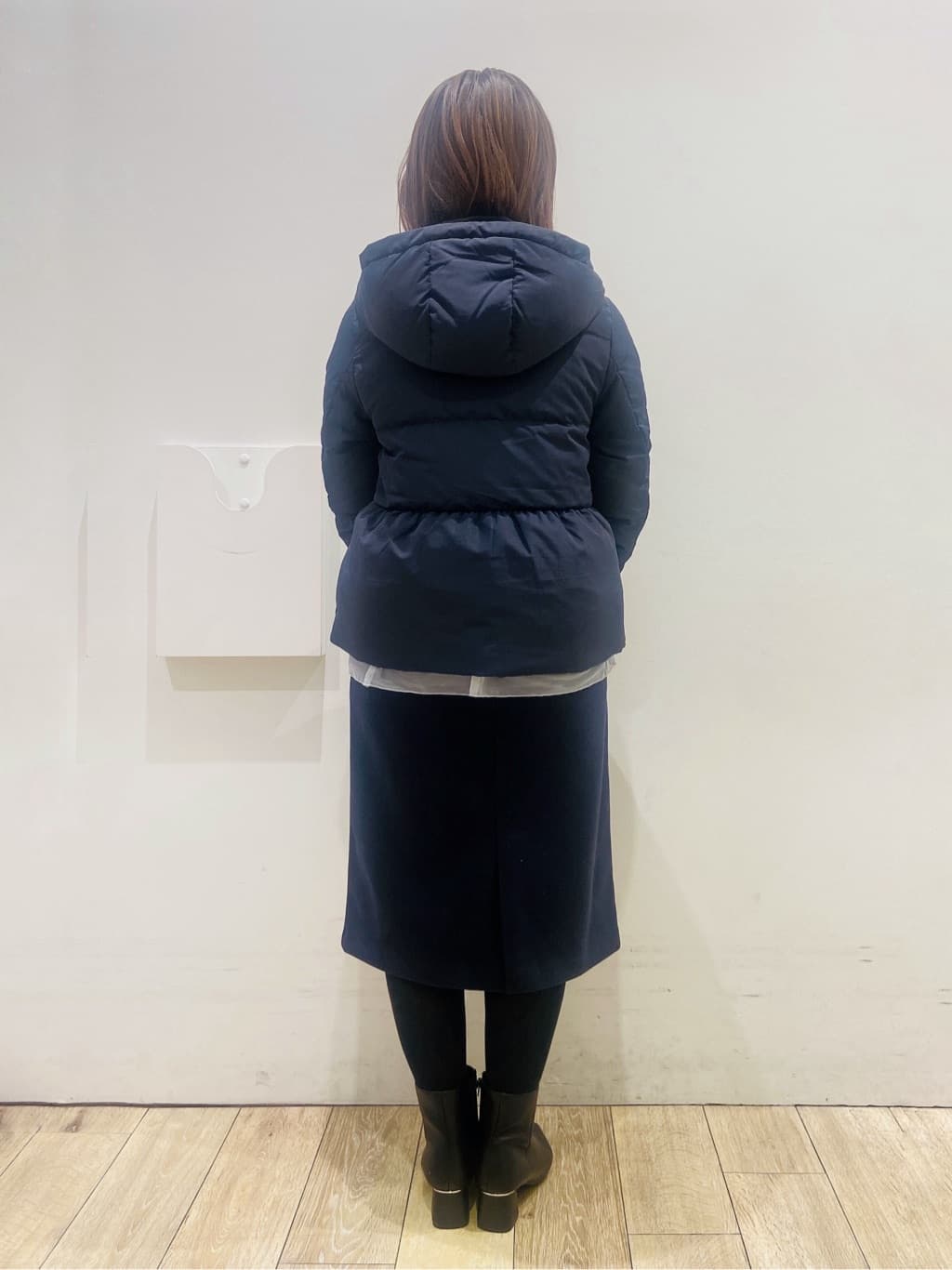 YUKOさんの「index｜KAWADAダウンペプラムショートコート【撥水／洗濯機OK／静電気防止裏地】」を使ったコーディネート