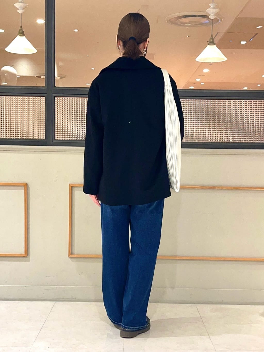 kumiさんの「INDIVI｜【コットン】シャツ切り替えカットソー」を使ったコーディネート