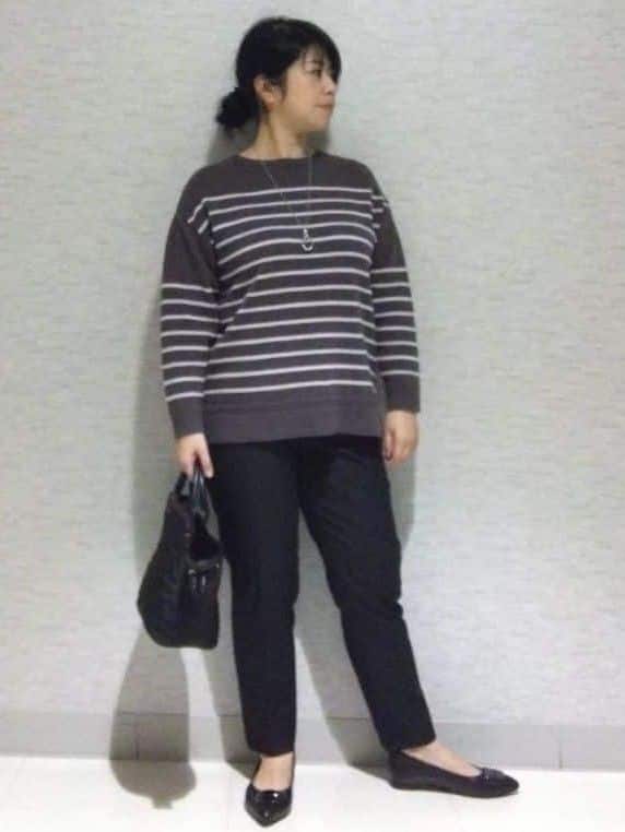 sakoさんの「Reflect｜【腰周りすっきり◎】ワイドクロップドパンツ」を使ったコーディネート