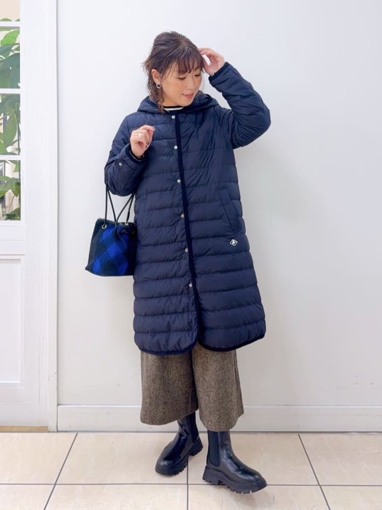 Osawaさんの「Dessin｜【撥水・2WAY】ミュラーダウンコートロング丈」を使ったコーディネート