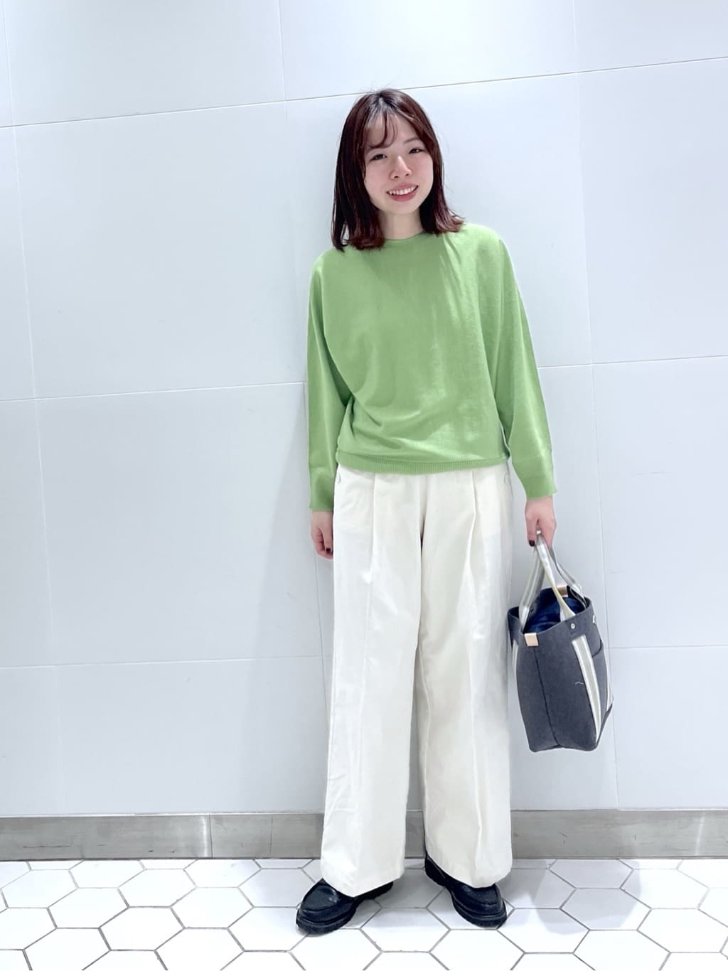 Makinoさんの「Dessin｜シャギーコート」を使ったコーディネート