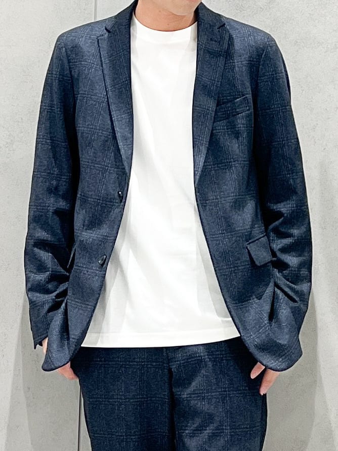 SHI-MAさんの「THE SHOP TK｜起毛TRジャージジャケット 【洗濯機OK／ストレッチ／セットアップ可】」を使ったコーディネート