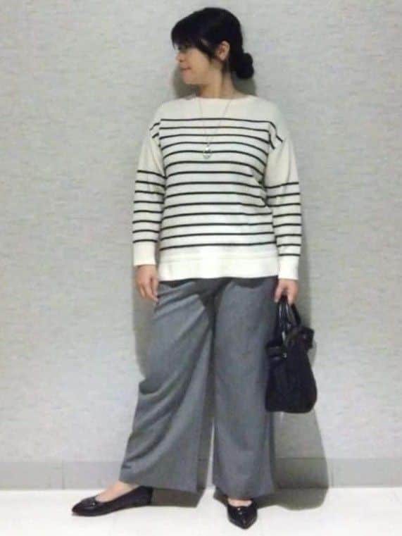 sakoさんの「Reflect｜【SS-4Lサイズ／衿が顔に当たらない◎】スタンドネックミドルコート」を使ったコーディネート