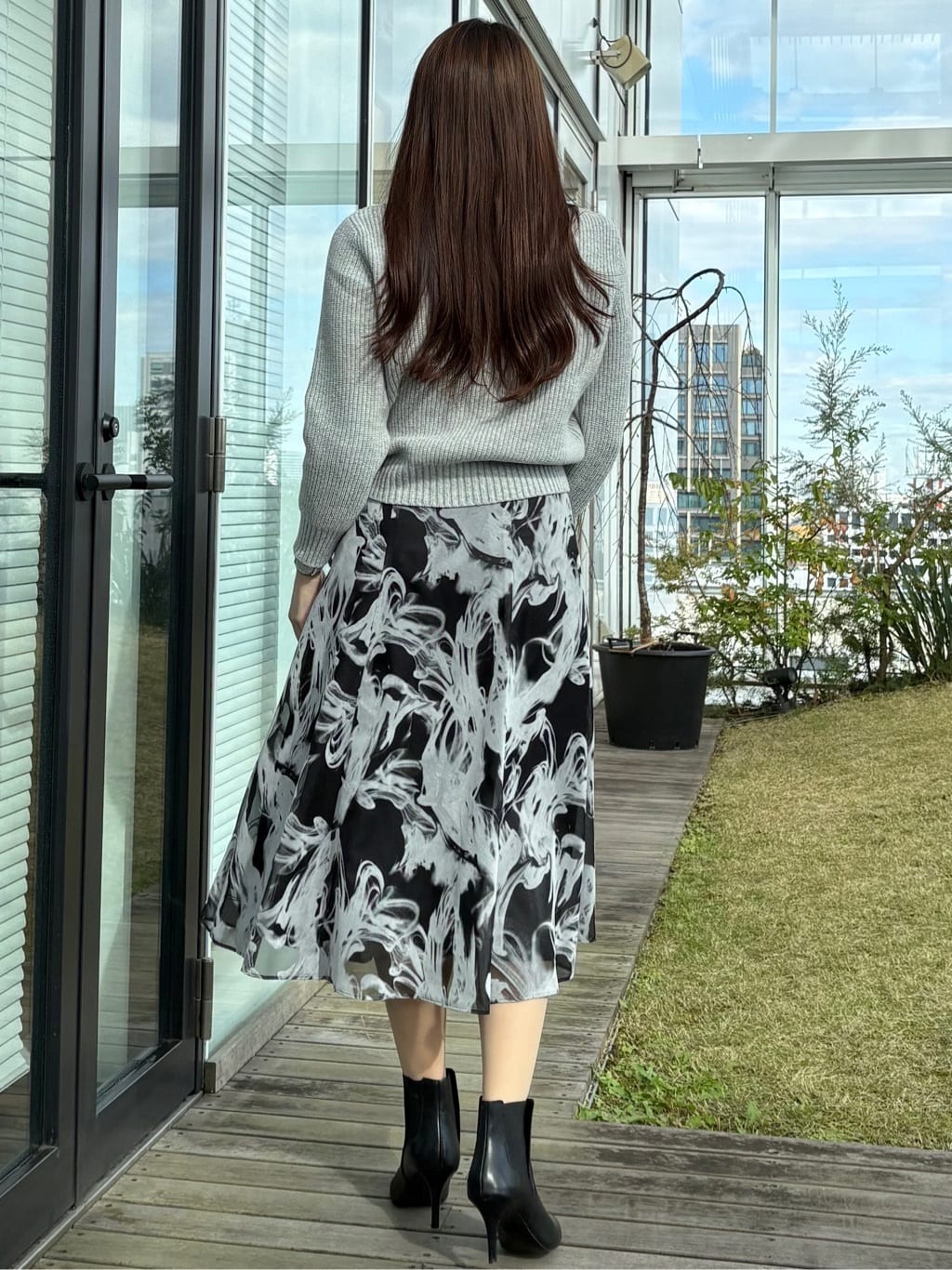 sayaさんの「COUP DE CHANCE｜【手洗い可／日本製】ケーブルニット」を使ったコーディネート