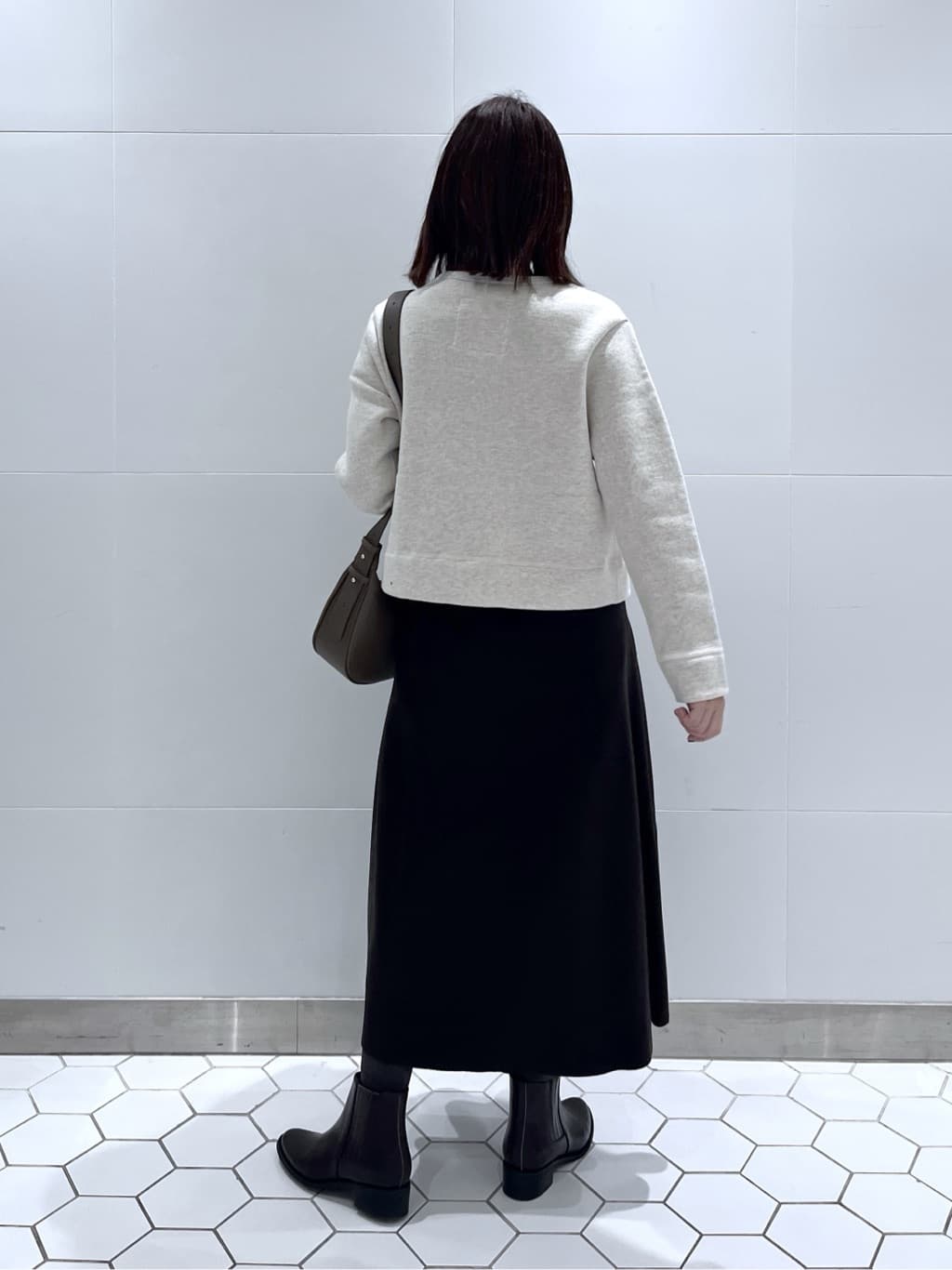 Makinoさんの「Dessin｜【日本製/洗える】吊り裏毛カーディガン」を使ったコーディネート