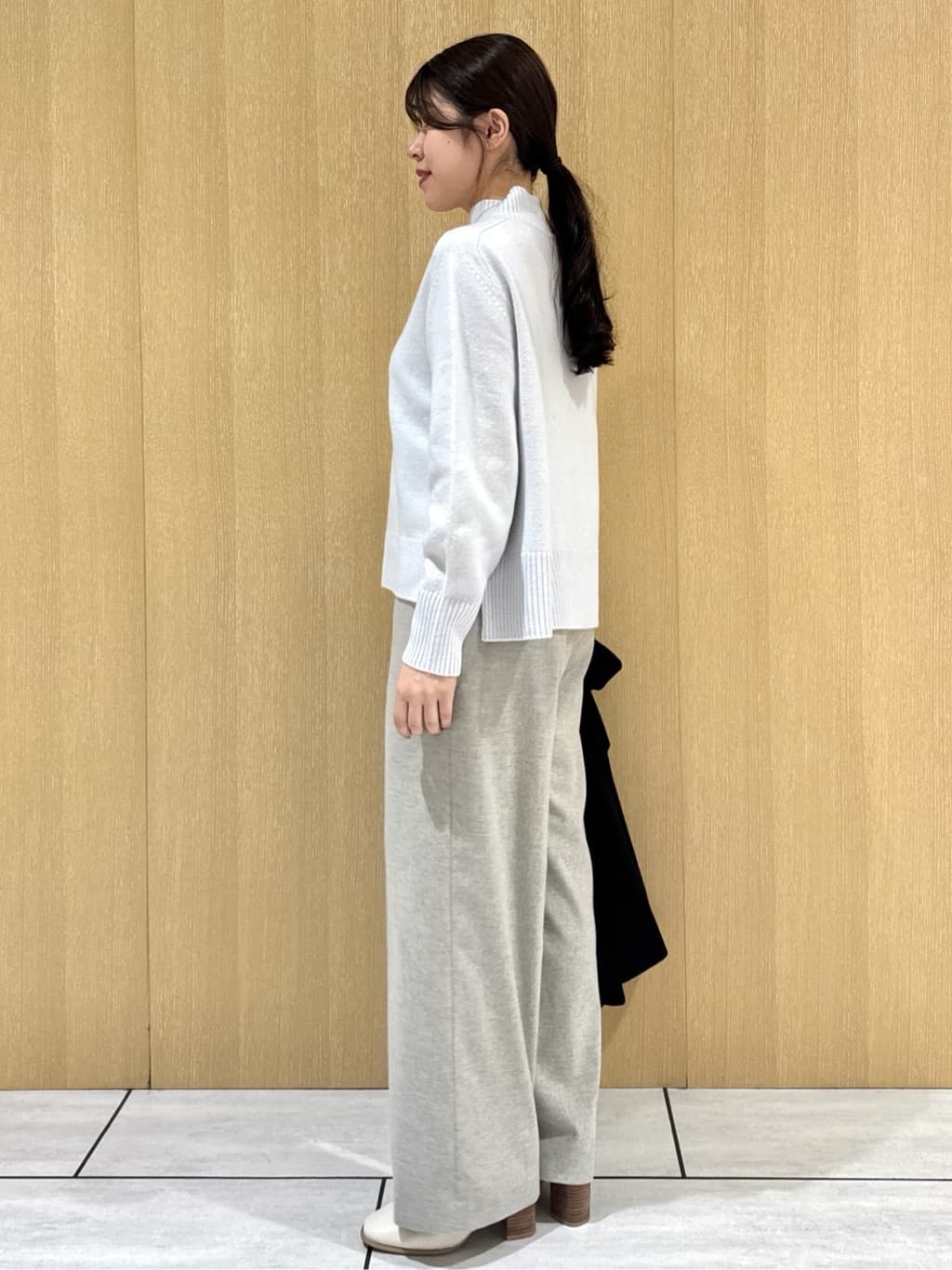 nanaさんの「UNTITLED｜【8色展開/洗える】ウールカシミヤ ハイネックニット」を使ったコーディネート
