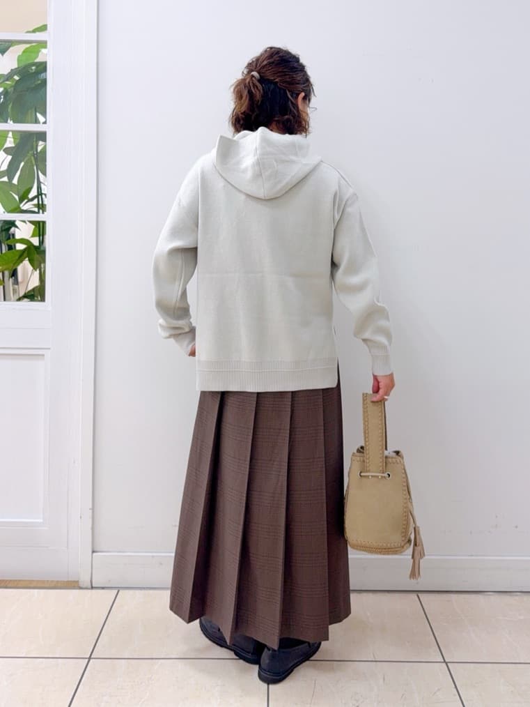 Osawaさんの「Dessin｜【洗える／体型カバー】ちょうどいいニットパーカ」を使ったコーディネート