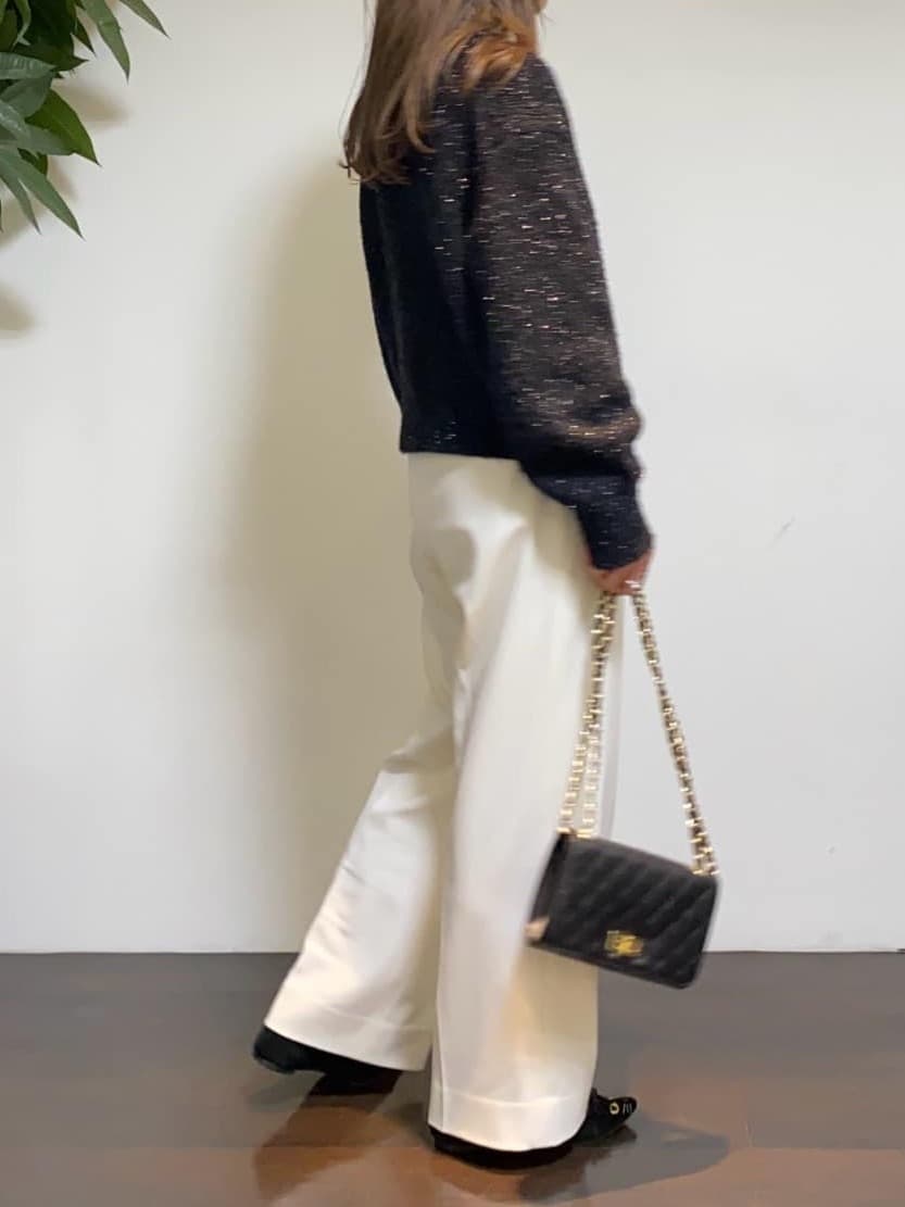 tomoさんの「UNTITLED｜【あったか素材/ストレッチ性】裏起毛ワイドパンツ」を使ったコーディネート