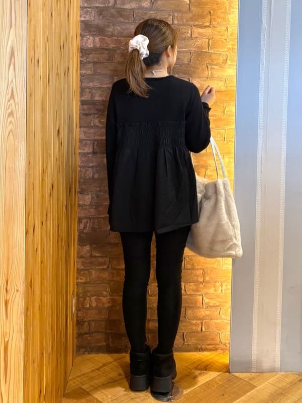 mieさんの「SHOO･LA･RUE｜【S-LL】1枚でコーデが決まる ビスチェ風ドッキングトップス」を使ったコーディネート