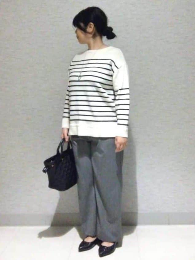 sakoさんの「Reflect｜【SS-4Lサイズ／衿が顔に当たらない◎】スタンドネックミドルコート」を使ったコーディネート