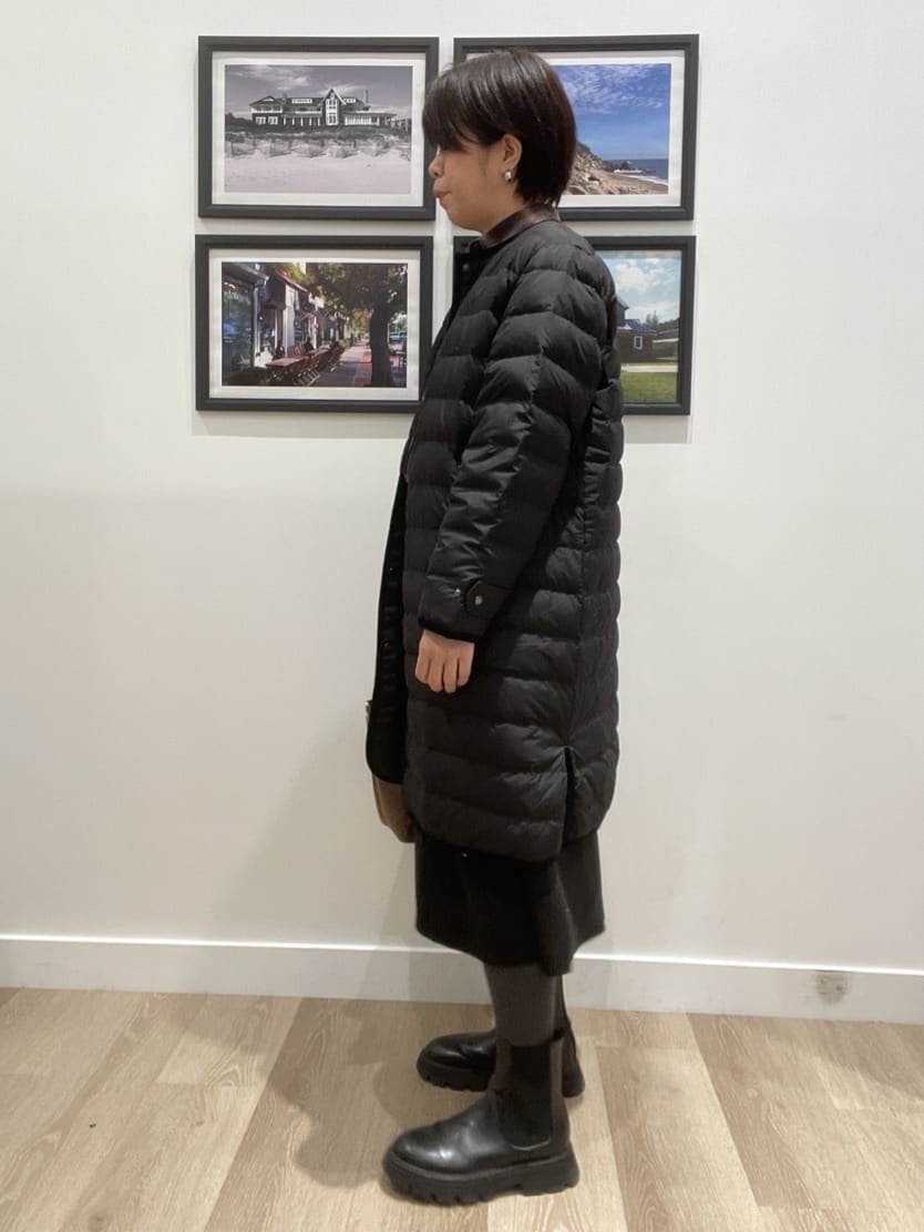 Naoさんの「Dessin｜【洗える】リブタートルネックニット」を使ったコーディネート