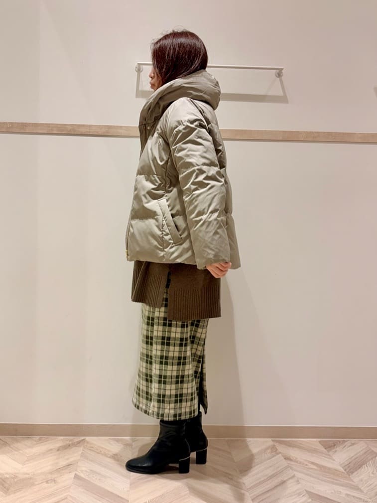 c_h_i_k_aさんの「SHOO･LA･RUE｜【洗濯機可/毛玉レス】上品に体型カバー チュニックニットワンピース」を使ったコーディネート