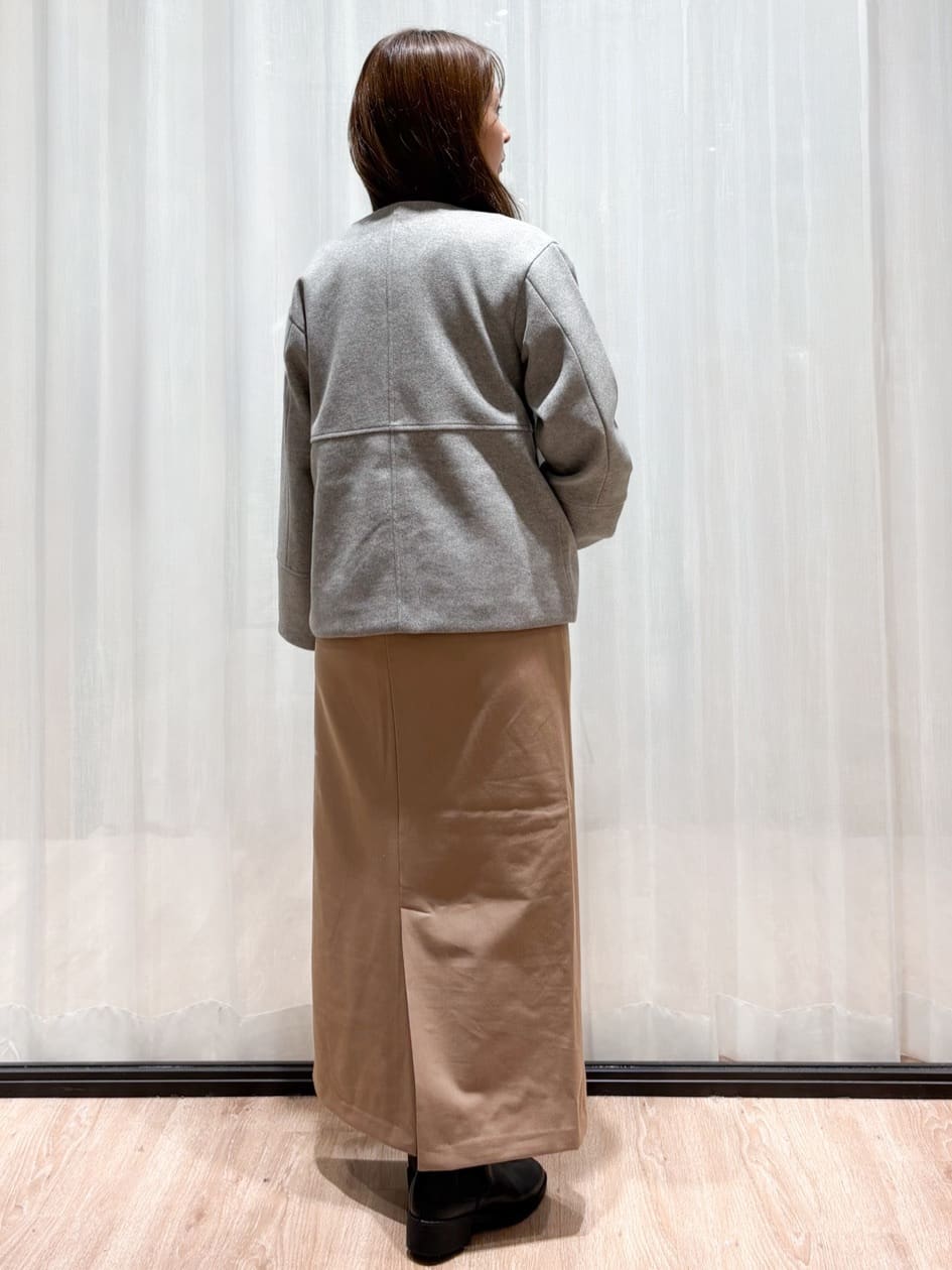 かなさんの「OPAQUE.CLIP｜裏起毛イージーナロースカート／ネオサーモ【蓄熱素材／洗濯機洗い可」を使ったコーディネート