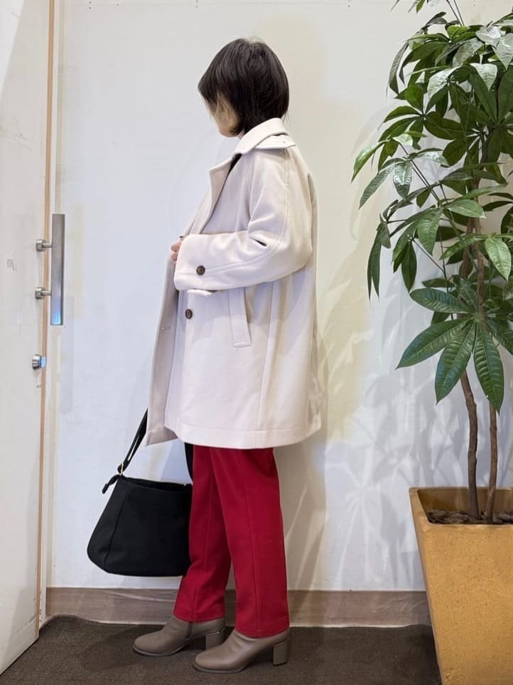 misakiさんの「SHOO･LA･RUE｜【S-LL】ふんわり大人の 透かし編みニット」を使ったコーディネート