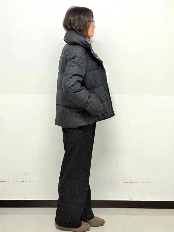 くまみさんの「OPAQUE.CLIP｜撥水ショートダウン【防風／抗菌防臭／洗濯機洗い可】《SS～LL》」を使ったコーディネート