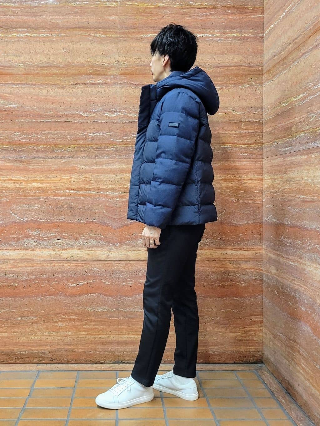 piroyaさんの「TAKEO KIKUCHI｜カラーコンビ ダウンブルゾン」を使ったコーディネート