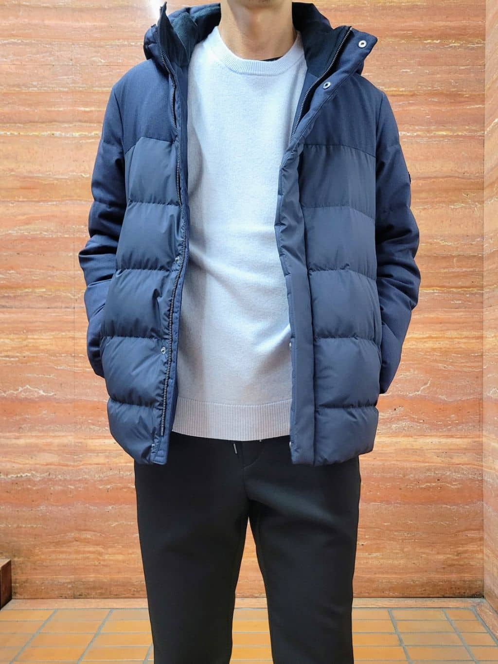 piroyaさんの「TAKEO KIKUCHI｜カラーコンビ ダウンブルゾン」を使ったコーディネート