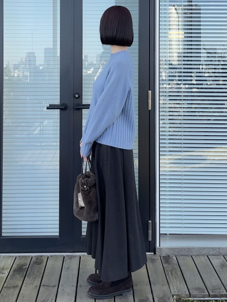 NATSUMIさんの「grove｜フェイクムートンボアジャケット」を使ったコーディネート