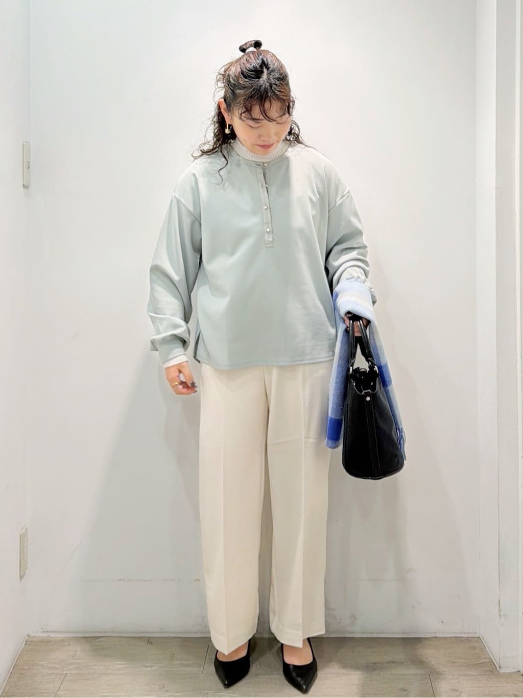 sumicaさんの「OPAQUE.CLIP｜ハイネックリブニット【洗濯機OK】」を使ったコーディネート