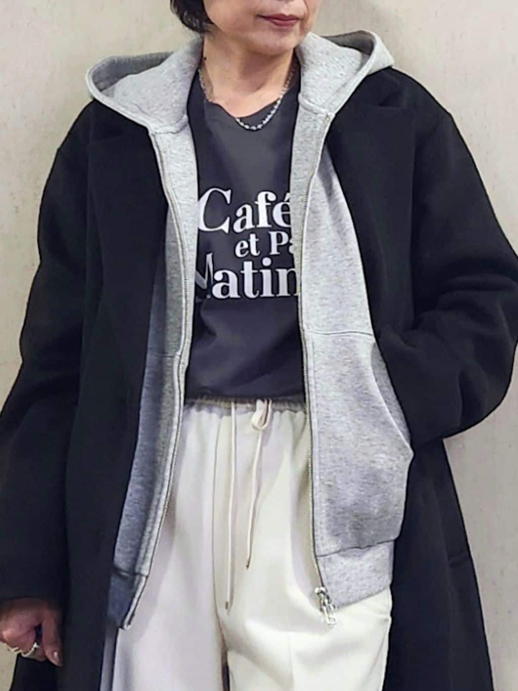 milkyさんの「OPAQUE.CLIP｜カシミヤブレンドウールチェスターコート」を使ったコーディネート