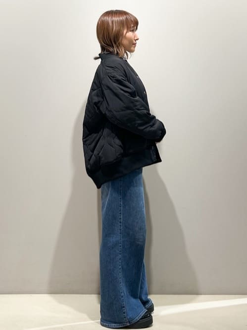 miyuさんの「OPAQUE.CLIP｜《リバーシブル》キルティングブルゾン」を使ったコーディネート