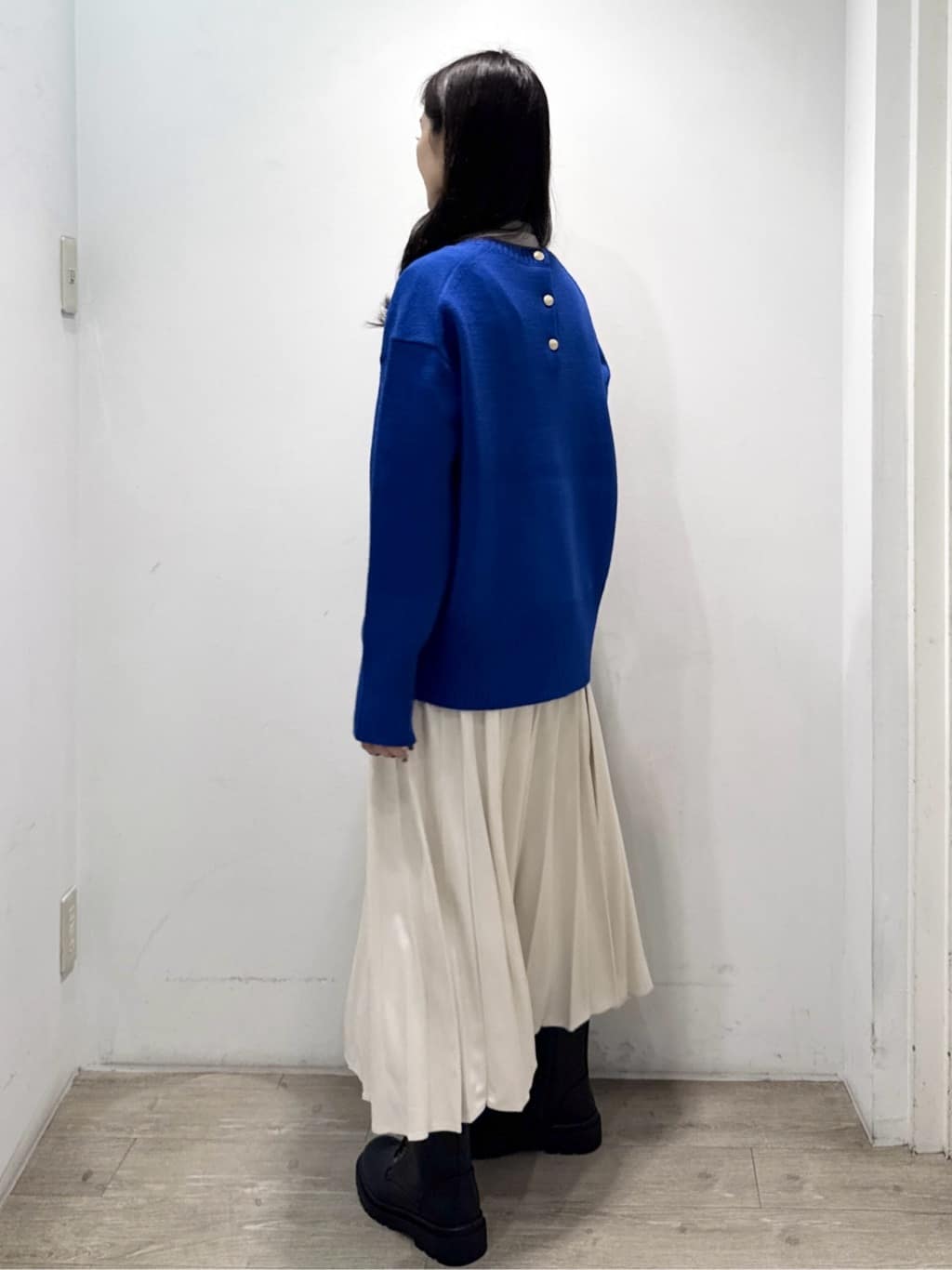 yuicciさんの「OPAQUE.CLIP｜シアーハイネックトップス【洗濯機OK】」を使ったコーディネート