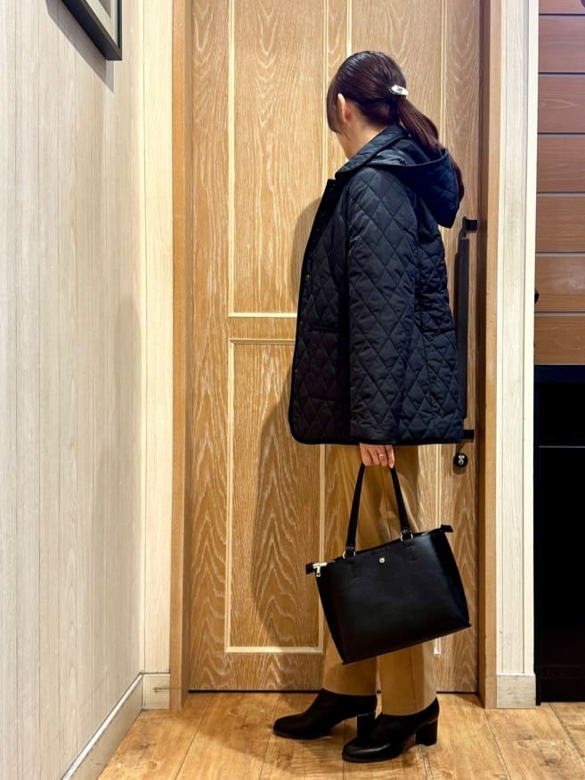KAORIさんの「SHOO･LA･RUE｜【洗濯機可/S-LL】美脚見え あったか裏起毛 テーパードパンツ」を使ったコーディネート