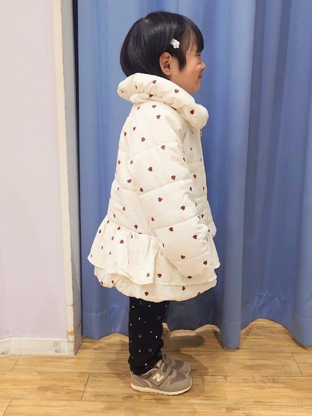 Yuiさんの「SHOO･LA･RUE｜【100-150cm】裏シャギーアソート総柄パンツ」を使ったコーディネート