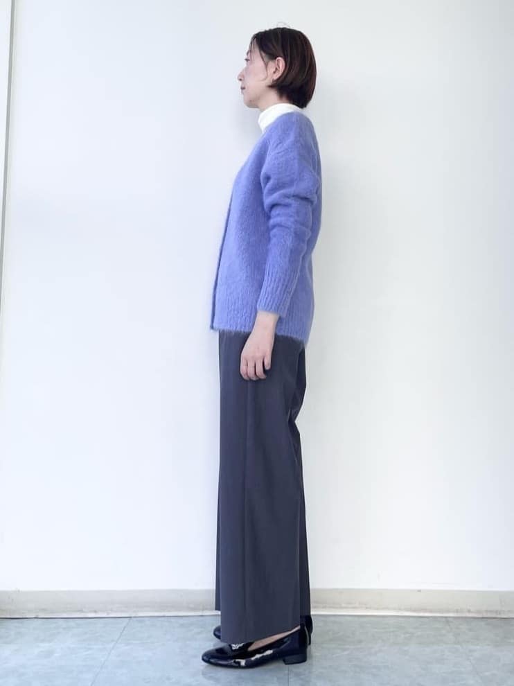 aliceさんの「UNTITLED｜【ゆったり】アルパカ混シャギー カーディガン」を使ったコーディネート