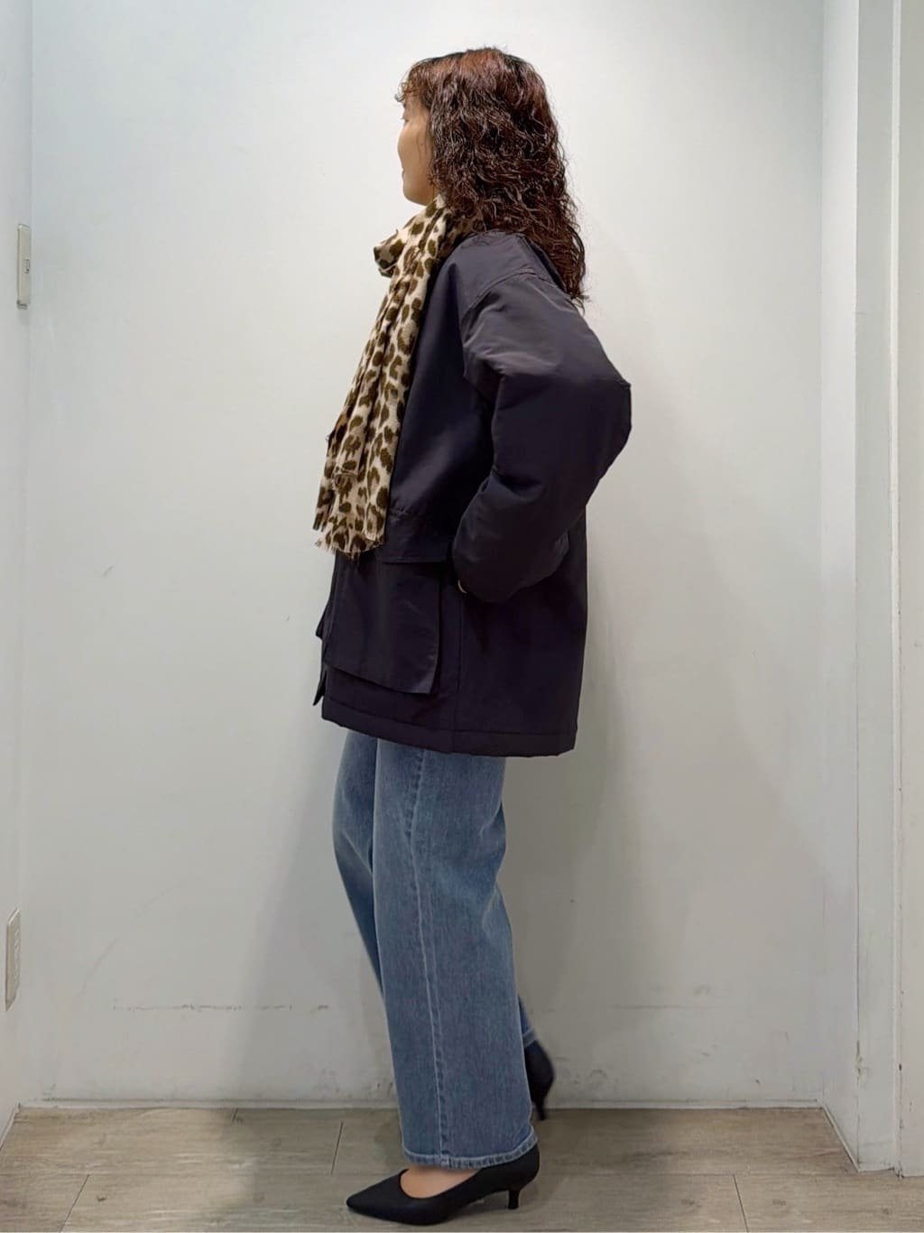 sumicaさんの「OPAQUE.CLIP｜《CLASSY掲載》ステンカラー中綿コート【洗濯機OK】」を使ったコーディネート