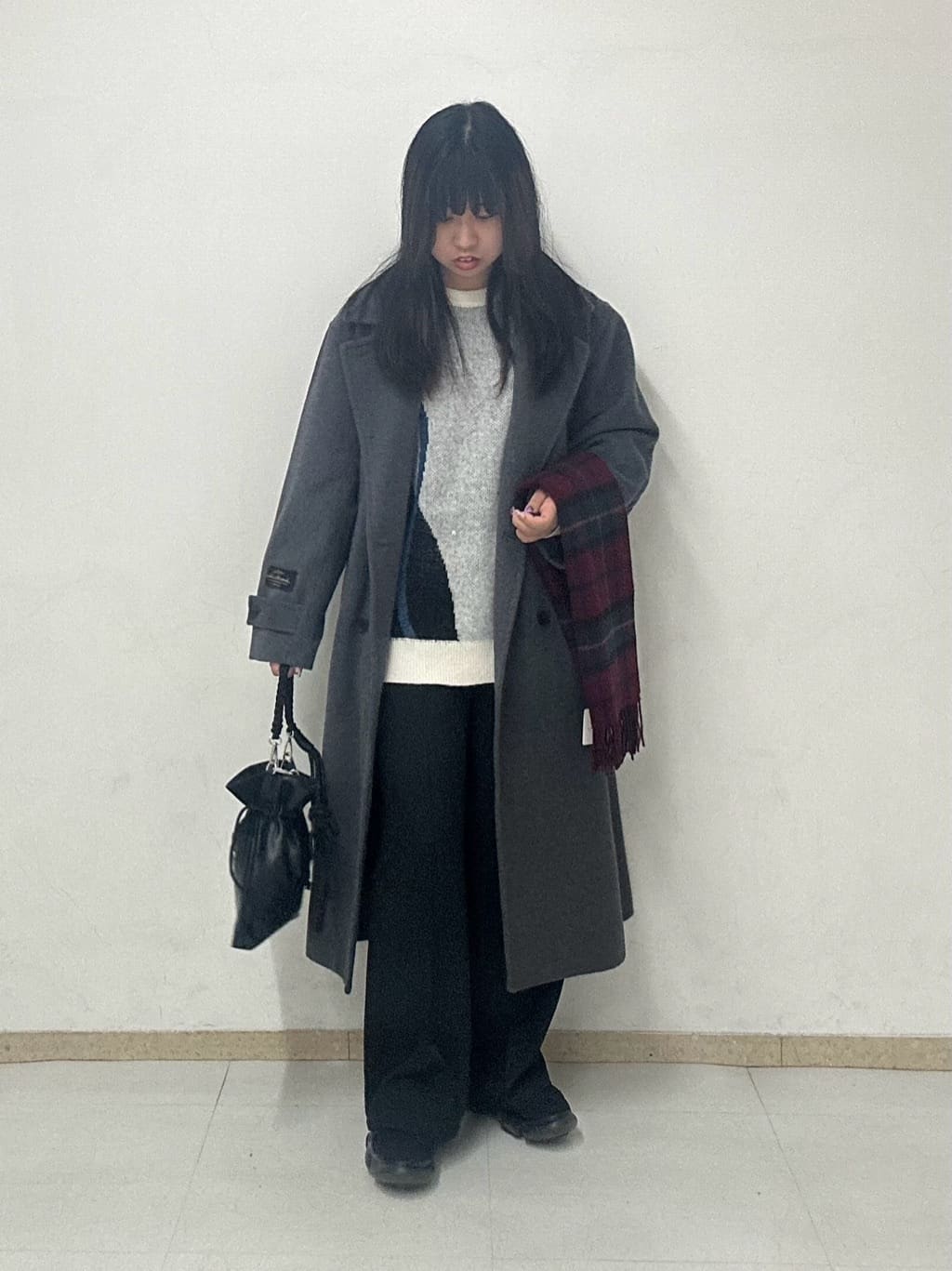 MANAさんの「tk.TAKEO KIKUCHI｜カシミヤ混マフラー」を使ったコーディネート